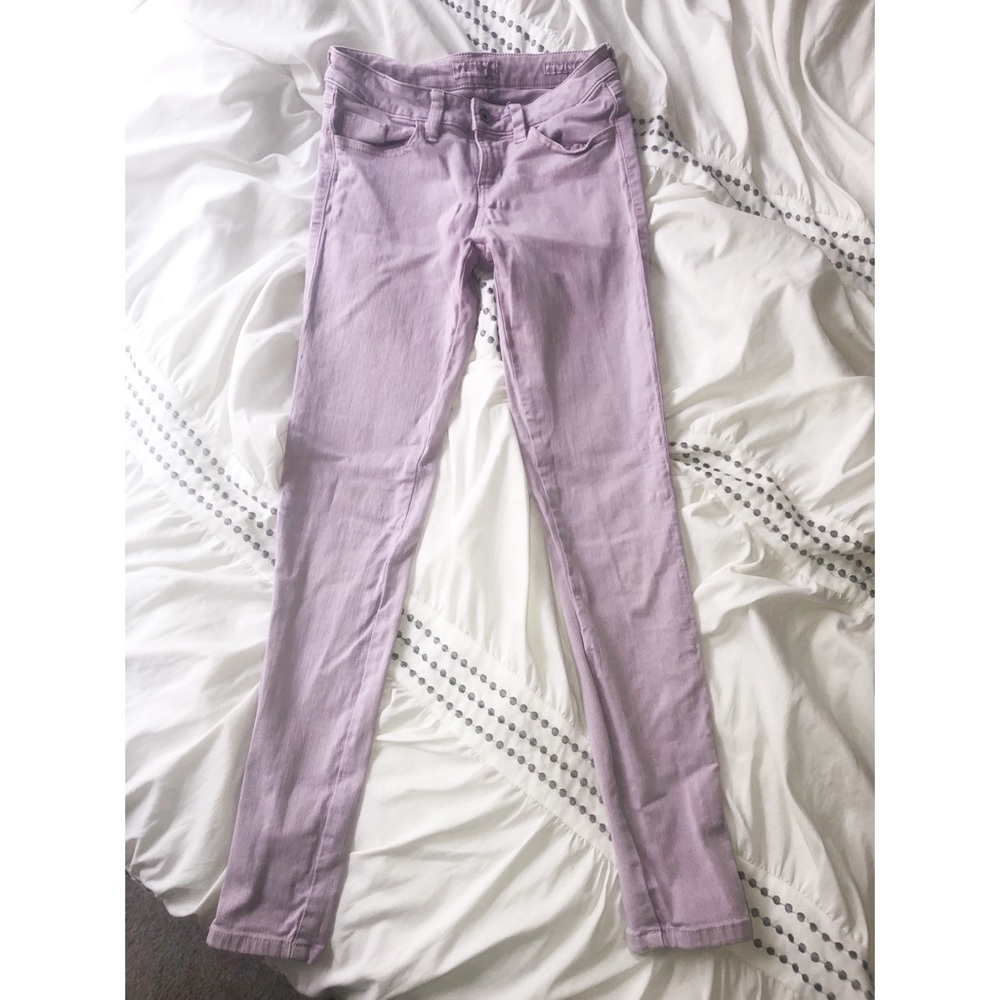Guess Purple Skinny Jeans